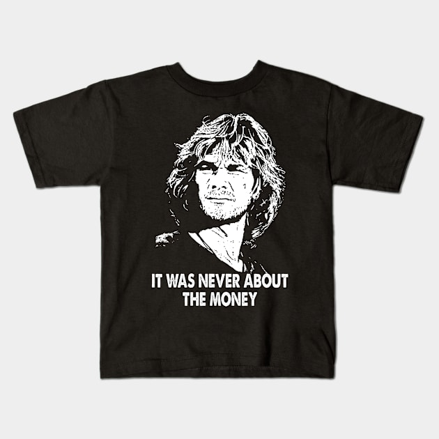 Never about the money art gift for fans Kids T-Shirt by Madisen Harvey